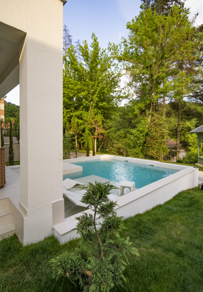 Jacuzzi privat pe terasă